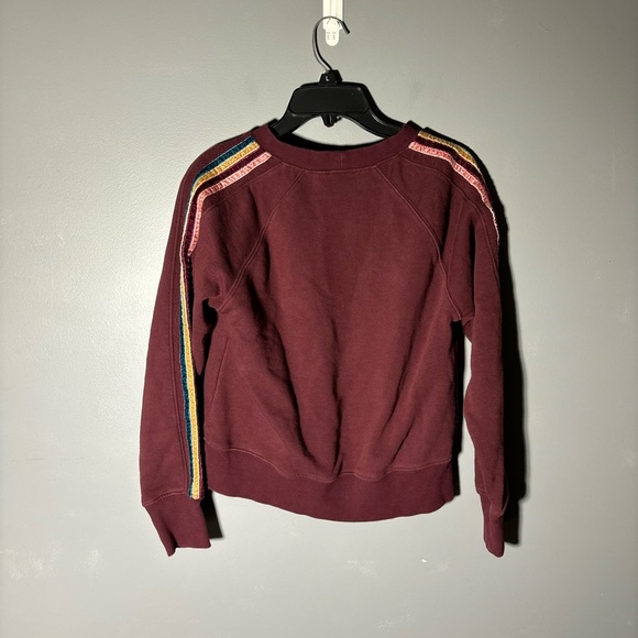 Evereve Jade Velour Cropped Pullover Womens Size XS - Picture 4 of 4